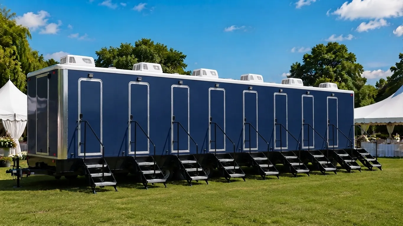 8 Stall Restroom Trailer in North Charleston, SC