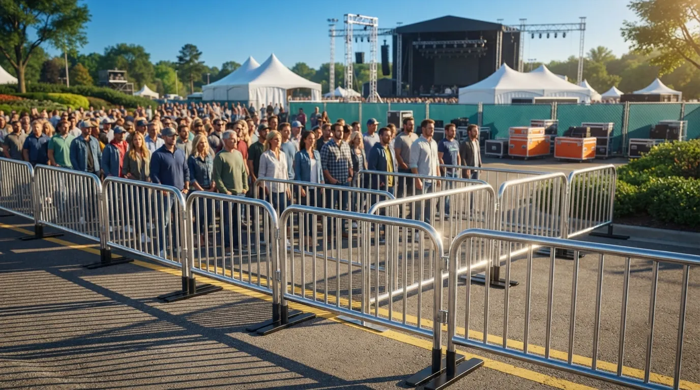 Crowd Control Barrier Rental in North Charleston, SC