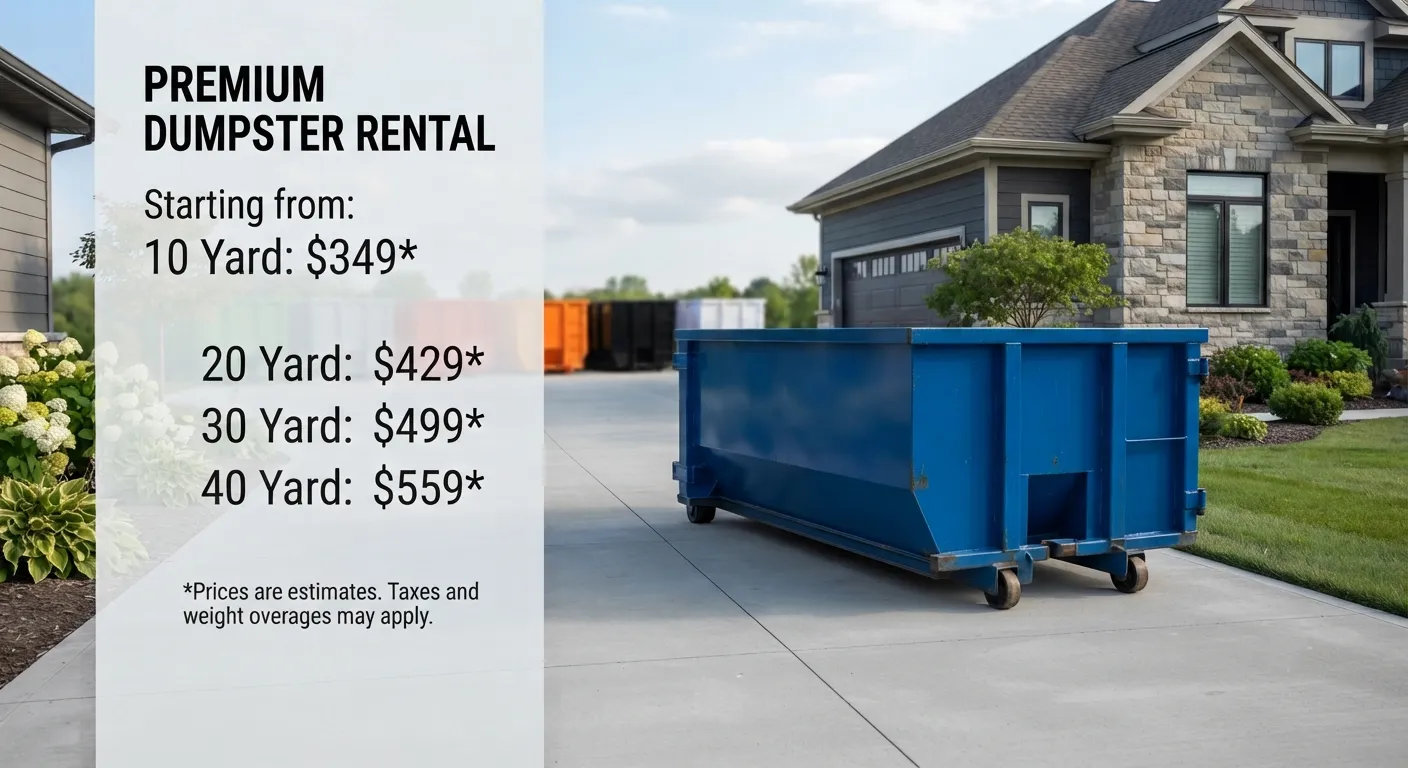 Dumpster Rental Cost in North Charleston, SC
