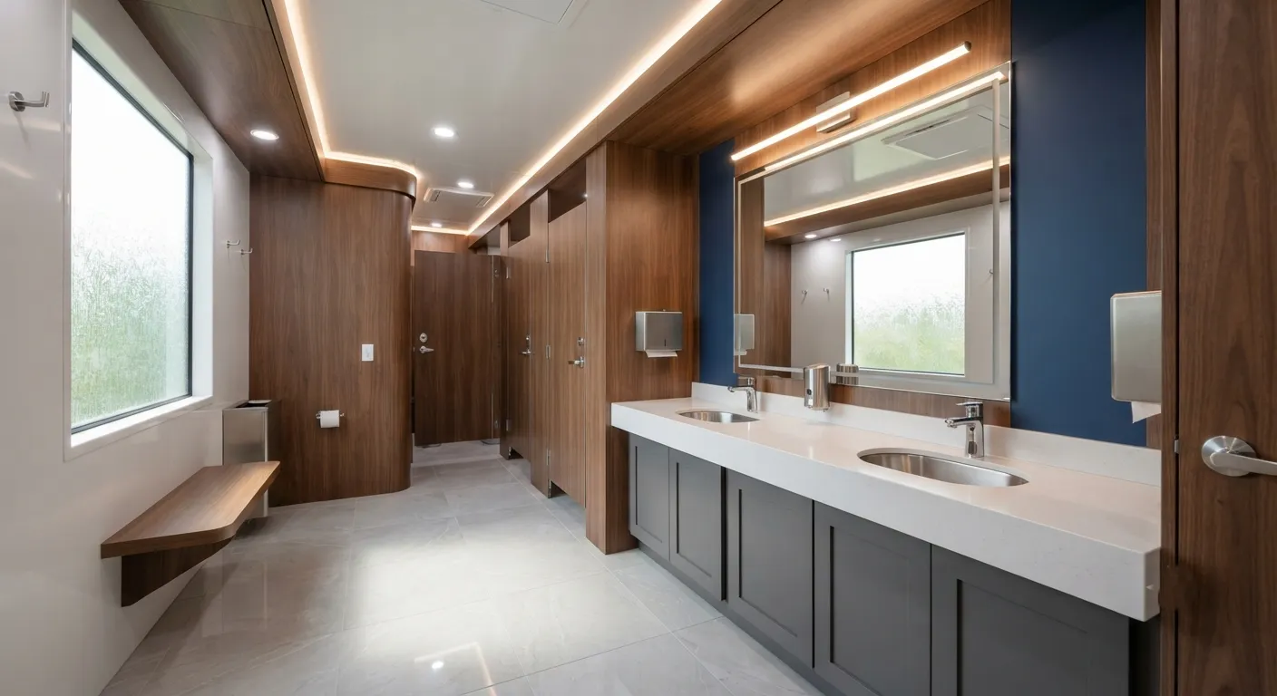 Luxury Restroom Trailer in North Charleston, SC