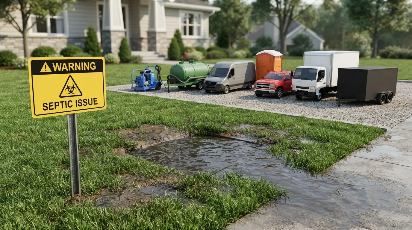Septic Tank Warning Signs in North Charleston, SC